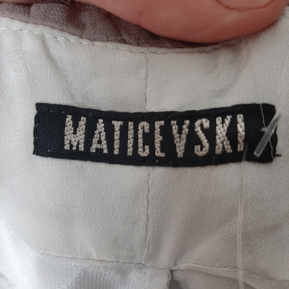 MATICEVSKI silk dress, size 8. Brand new with tags. - Picture 6 of 8